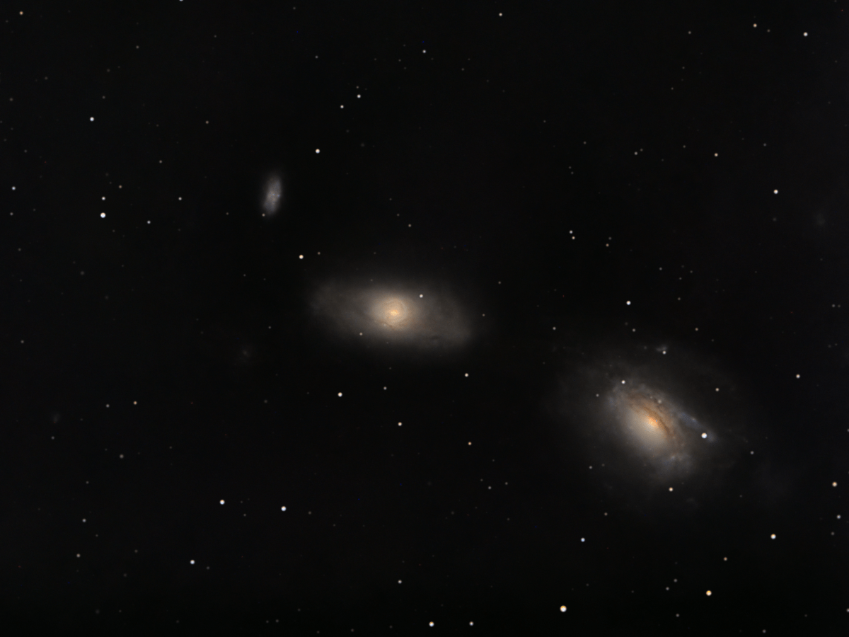 Capturing A Trio of Galaxies: NGC 3165, 3166,&nbsp;3169